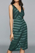 REISS sukienka zielona na ramiączkach koperta L 40