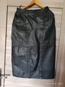 Spódnica skórzana, skóra naturalna 