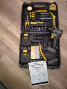 Wiertarko - wkrętarka akumulatorowa 60Nm. Zestaw z walizką.