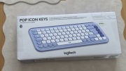 Logitech POP Icon Keys filoletowa klawiatura