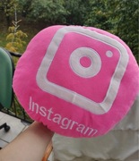 Poduszka z napisem instagram