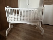 Kołyska niemowlęca z materacem i klinem