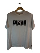 Koszulka Puma biała z dużym logiem XL