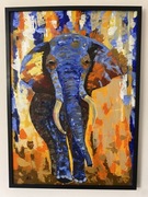 Piękny obraz słonia