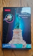 Puzzle 3D podświetlane Statua Wolności nowe