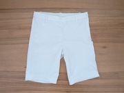 H&M * białe kolarki krótkie spodenki dłuższe przed kolano * 36 S