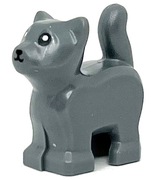 LEGO Zwierzęta Kot Kotek Kociak szary 80686pb01