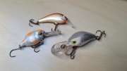 Tanie wędkarstwo - Trzy woblery SG, Manns i Hand-made z GW ZESTAW (3 szt.)