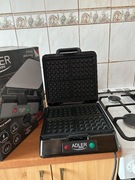 Gofrownica Adler AD3036 1500 W srebrny/szary