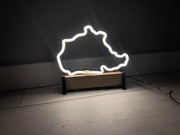 Statuetka NEON LED - Tor NordschleifeLampka F1 