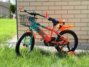 Rowerek 16 cali Babi pomarańczowo turkusowy 399zl 4p