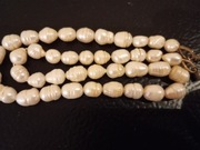 Naszyjnik z naturalnych pereł hodowlanych  barokowy styl