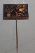 ZNACZEK PRZYPINKA WPINKA PIN PRL MISTRZOSTWA ASZ KATOWICE 24.02.1980
