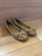 Baleriny damskie Marco Tozzi rozmiar 36, skórzane, bardzo dobry