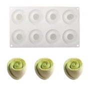 Kształt KWIATU forma silikonowa 29*17*6.2 Cukiernictwa Deserów Monoporcje