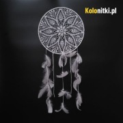Łapacz snów, średnica: 30 cm, długość: 69 cm