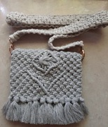 Torebka z makramy 