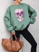 BLUZA DRESOWA BASIC OVERSIZE NADRUK NOWA KOLEKCJA POLSKA MARKA 