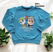 Bluza bawełniana Psi Patrol długi rękaw na jesień zimę 7-8 lat Paw Patrol
