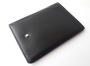 Montblanc portfel czarny skóra.