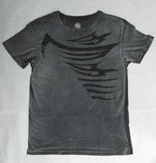 T-shirt Outer Vision Tiger Paws Tattoo roz L szara