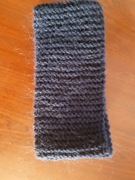 Granatowa przepaska na głowę #handmade