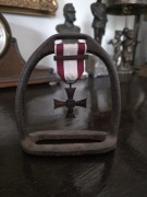 Krzyż Walecznych 1920 strzemię kawaleryjskie