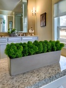  Betonowa Doniczka z Mchem Chrobotkiem Prezent .Dekoracja wnętrz 