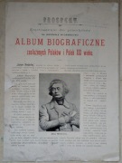 Stara gazeta Kuryer Niedzielny / Prospekt / Warszawa 1897r. / Unikat