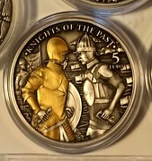 Knights of the past 1oz, oksyda,zlocenie 