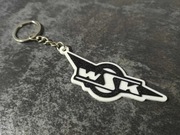Elastyczny Gumowy brelok WSK motocykl
