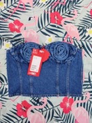 Dżinsowy gorset top Magda Butrym x h&m