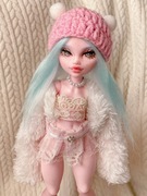 monster high lalka draculaura g3 ooak custom repaint