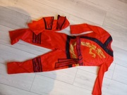 Strój LEGO Ninjago czerwony ninja + maska kostium przebranie 110/116