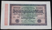 " 20.000 Mark 20.2.1923  Ros.84e  (6 cyfr). ....     od 3,99 zl "