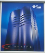 Sun Microsystems - plakat z serwerem StarFire E10K