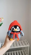Pingwin na szydełku, przytulanka handmade, dekoracja 