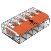 WAGO COMPACT 221-615 Szybkozłączka 5x 0,5-6,0mm2 uniwersalna (op.15 szt)