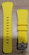 Żółty silikonowy pasek do zegarka- 22 mm - Nowy