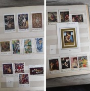 Klaser ze znaczkami kolekcjonerskimi - czyste!