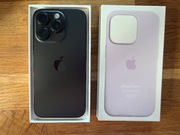 iPhone 14 Pro 128 GB – Stan jak nowy, czarny – komplet + etui + szkła