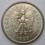 Polska 1 złoty 1995 - off - stan okołomenniczy 