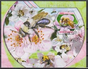 Blok używany  Fauna Owady  Pszczoły 2021 z Mali