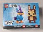 Nowe LEGO 40559 BrickHeadz - Struś Pędziwiatr i Kojot