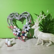 Wianek stroik świąteczny bombki