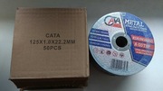 Tarcze do cięcia metalu 125 X 1,0 X 22.2MM 50 SZT.