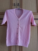 Różowa bluzka z krótkim rękawem rozmiar 34/36