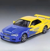 Model Samochodu Nissan Skyline GT-R R34 1:32 – JDM Diecast Metal