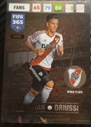 PANINI UPDATE 2017 FIFA 365 FANS FAVOURITE RIVER PLATE DRIUSSI UE90