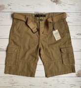 Stylowe Męskie Spodenki Szorty Denim Co. Cargo Bawełna Komfort W36 Nowe !